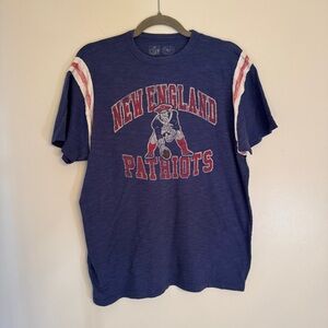 New England Patriots 47 Brand Blue Tee Size M